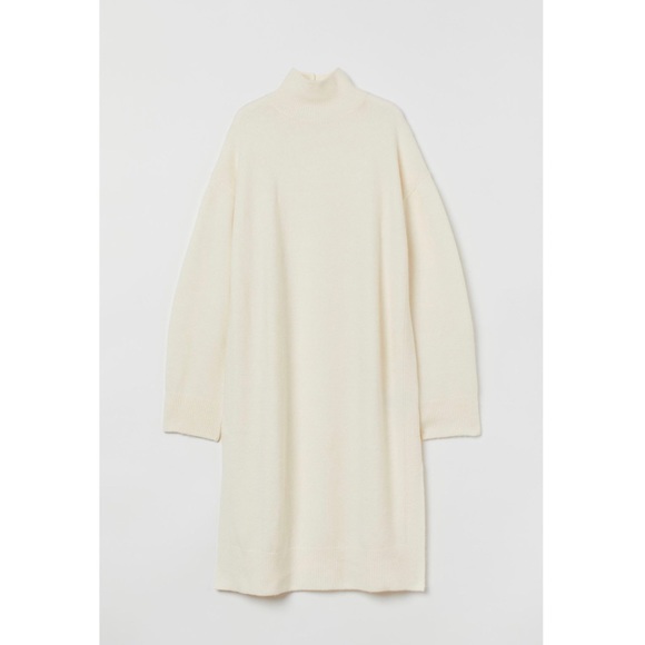 ❌SOLD❌             H&M Cream Knit Dress - Picture 3 of 4